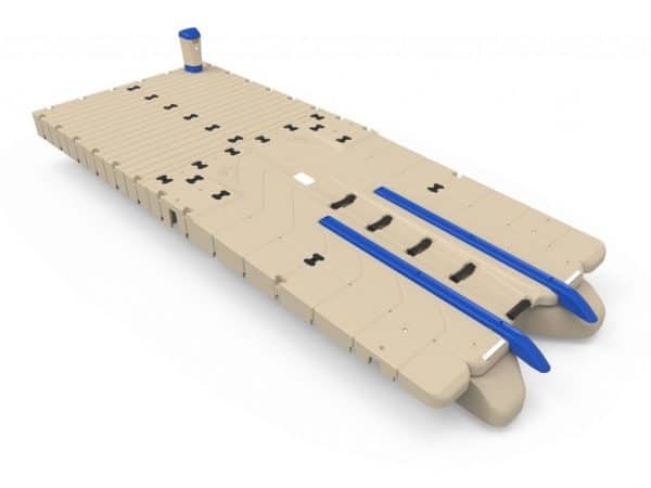 EZ BoatPort® BP5001 10′ x 24′ with Side Extensions, Float Tank & Air-Assist