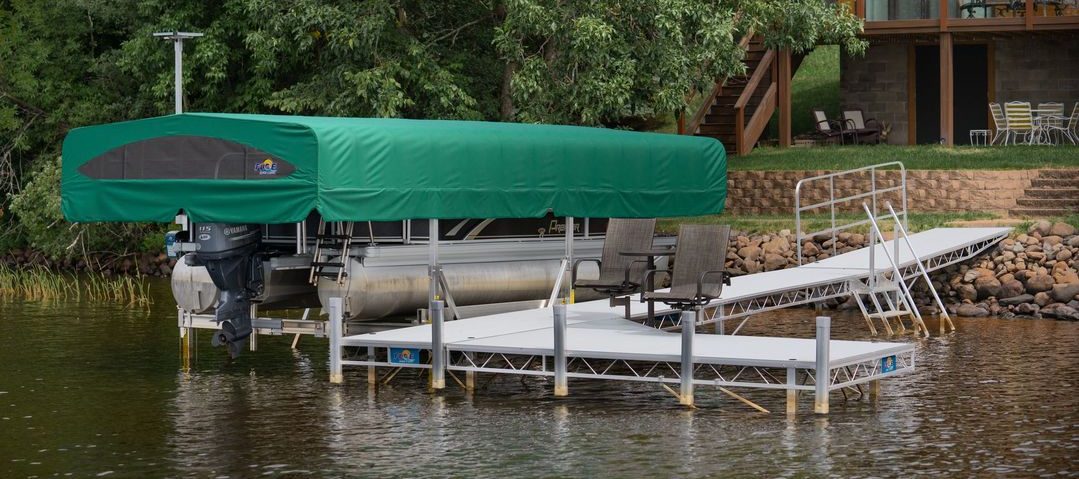 Covered Floating Docks