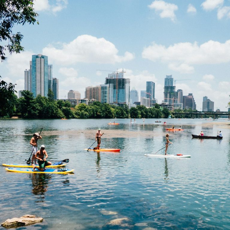 paddleboarding Texas