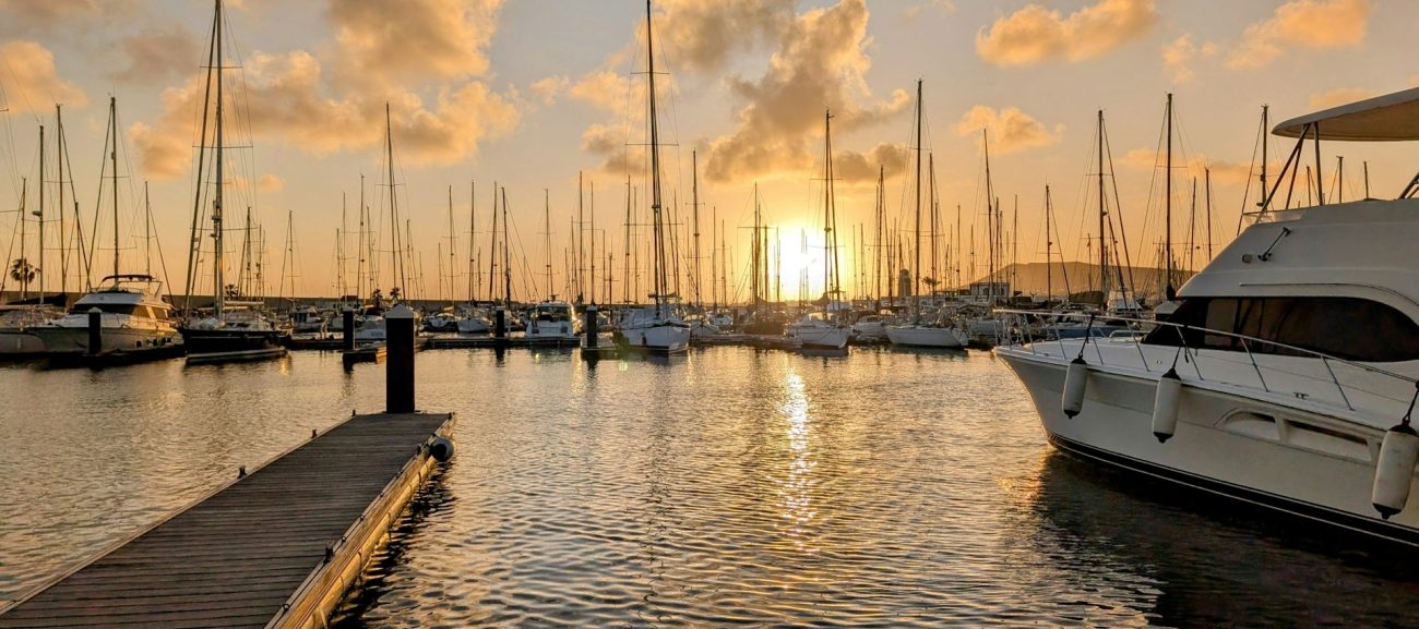 Perfect Dockside Sunset