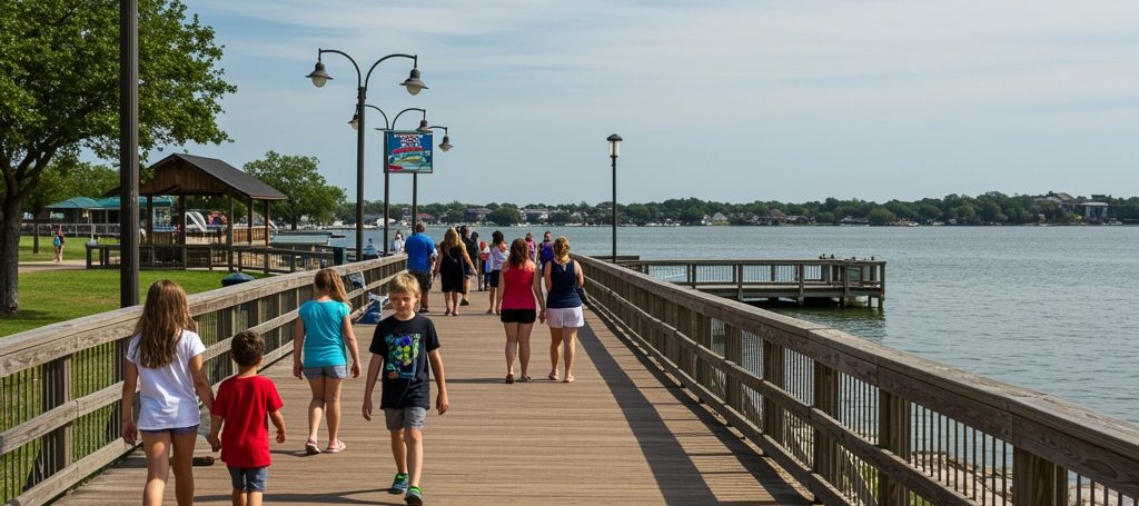 public boardwalk design Texas