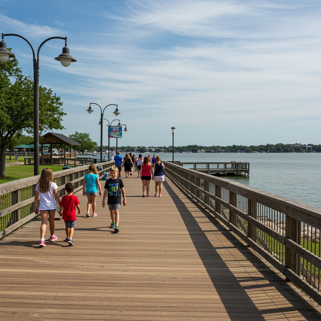 public boardwalk design Texas