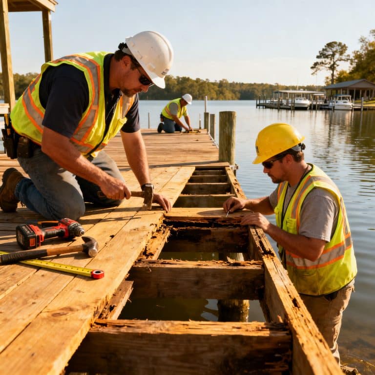 simple dock repairs maintenance