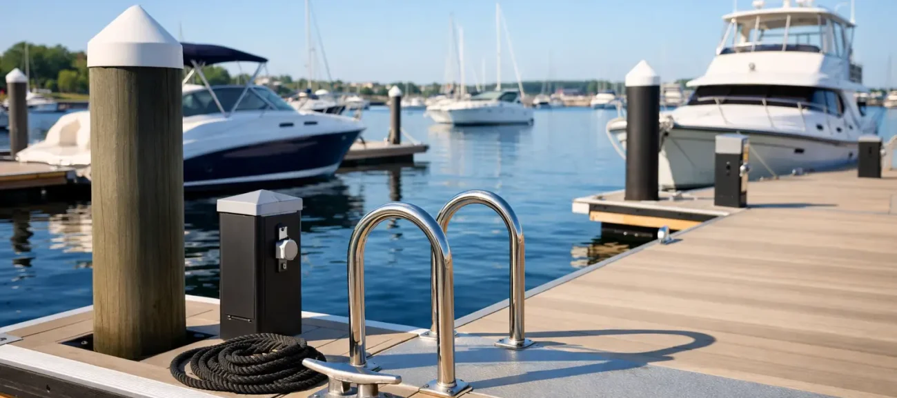 Commercial Marina Docks Built for Daily Use