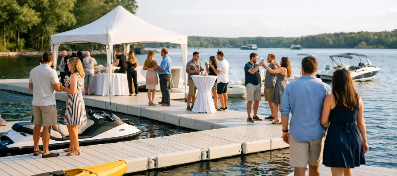Floating Dock Rental Events That Run Smoothly