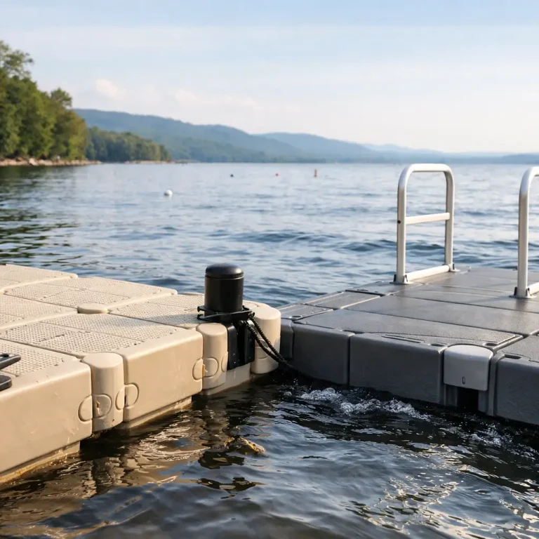 Floating Dock Sections for Changing Water