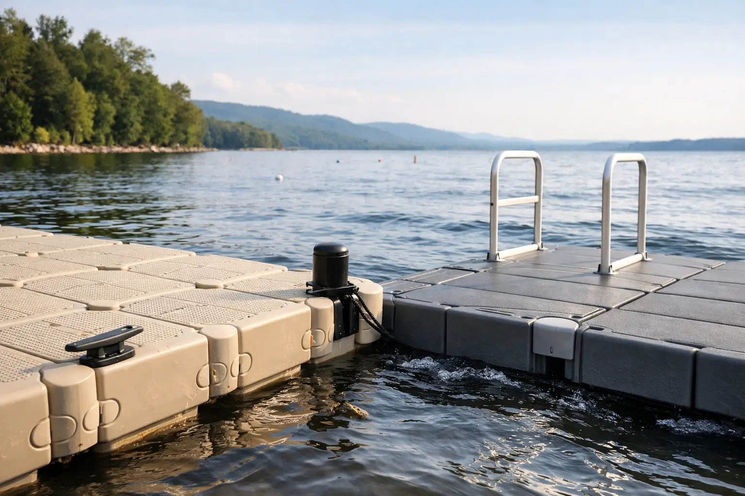 Floating Dock Sections for Changing Water Floating Dock Sections for Changing Water
