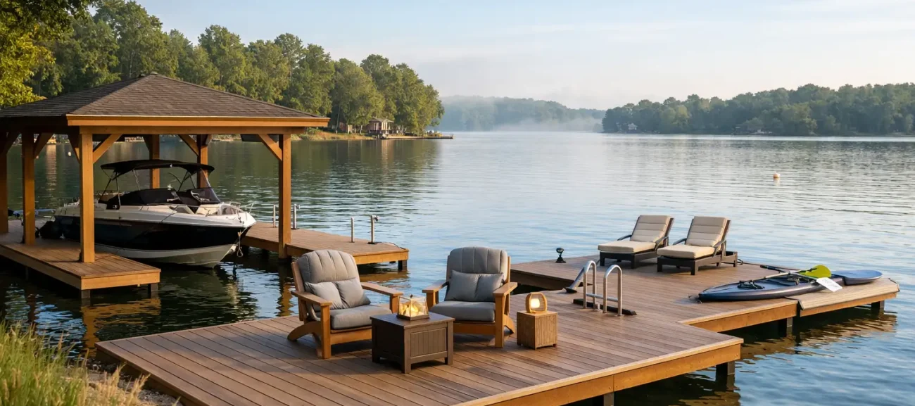 Private Lake Dock Design That Works for Your Water