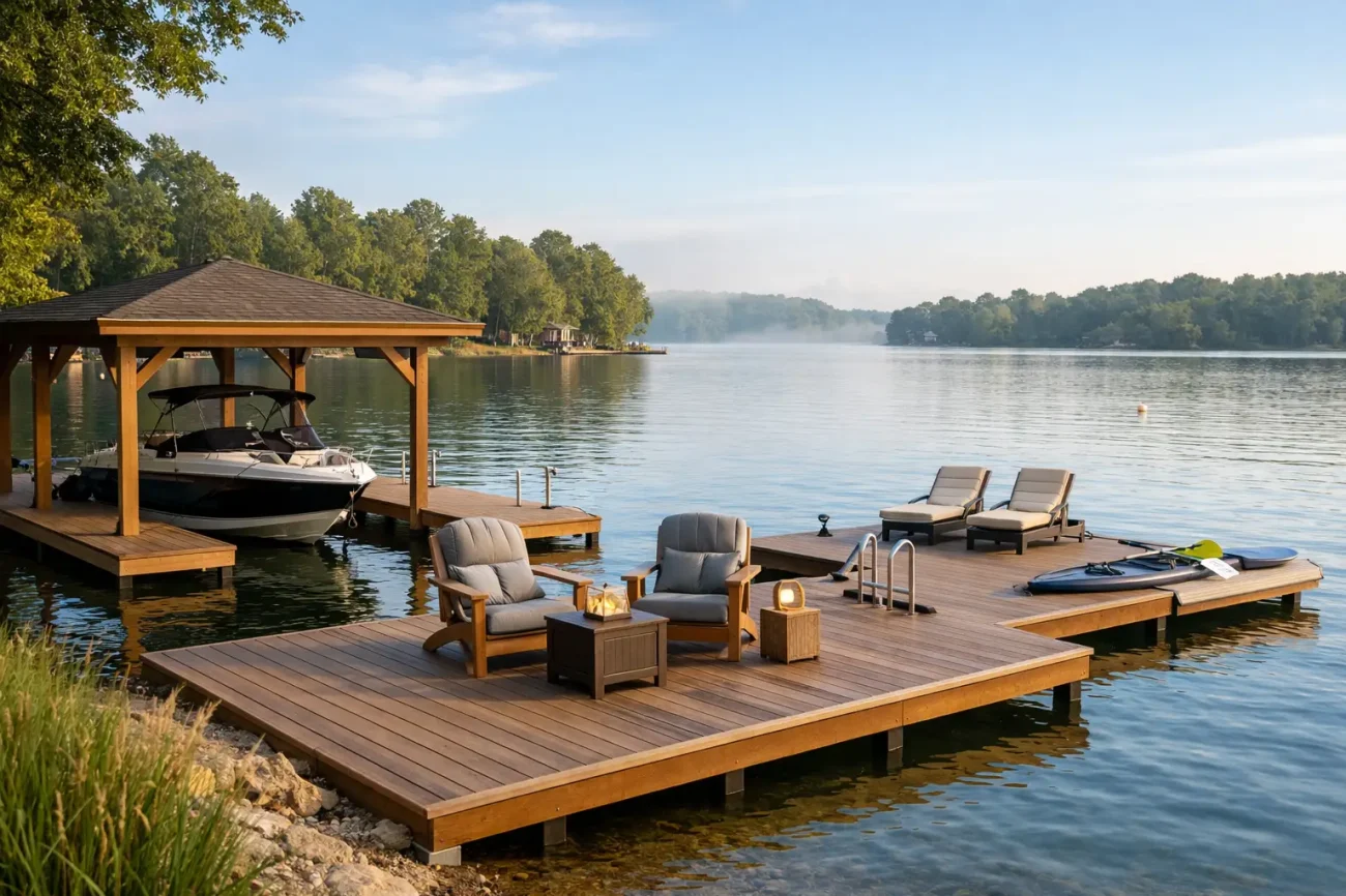 Private Lake Dock Design That Works for Your Water