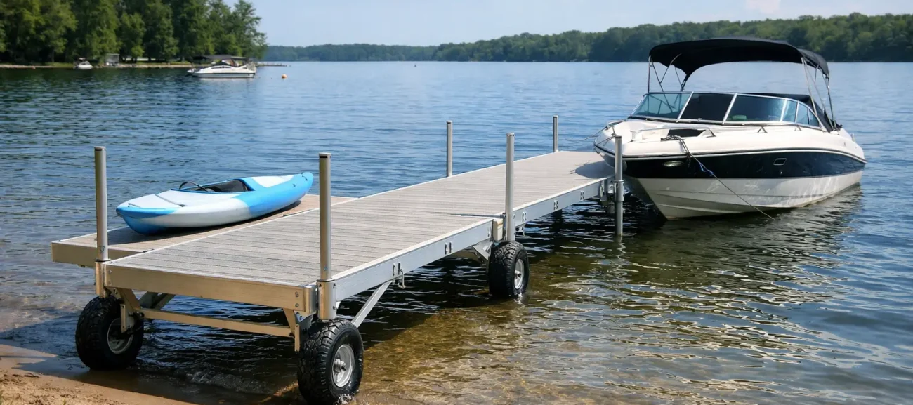 Roll In Docks for Safer Waterfront Access