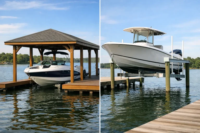 Boat Port Versus Boat Lift: Which Fits Your Dock?