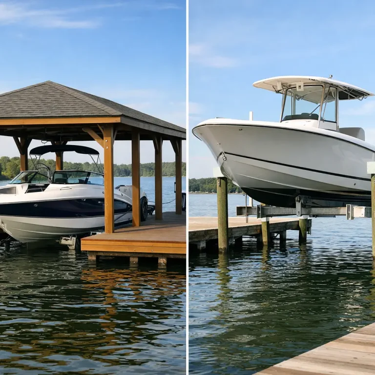 Boat Port Versus Boat Lift: Which Fits Your Dock?