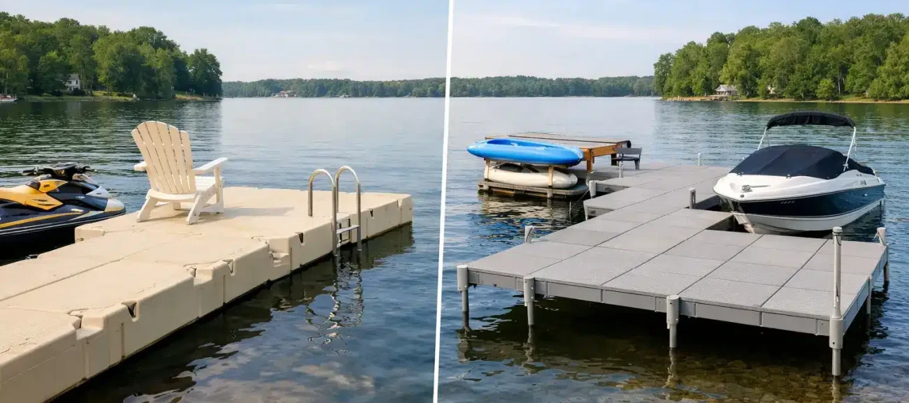 EZ Dock vs Modular Dock Systems for Lake Homes