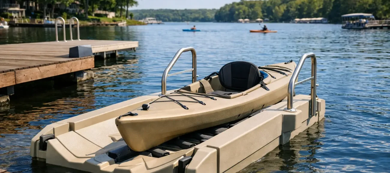 Low-Maintenance Kayak Launches for Lake Docks