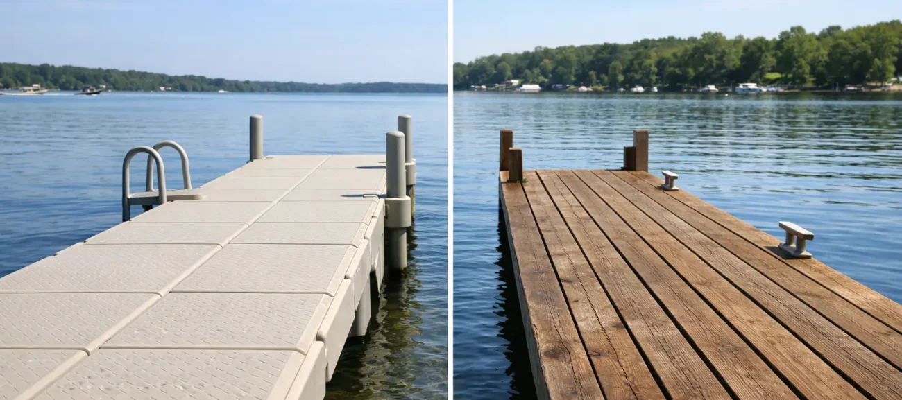 Polyethylene Docks Versus Wood Docks Compared