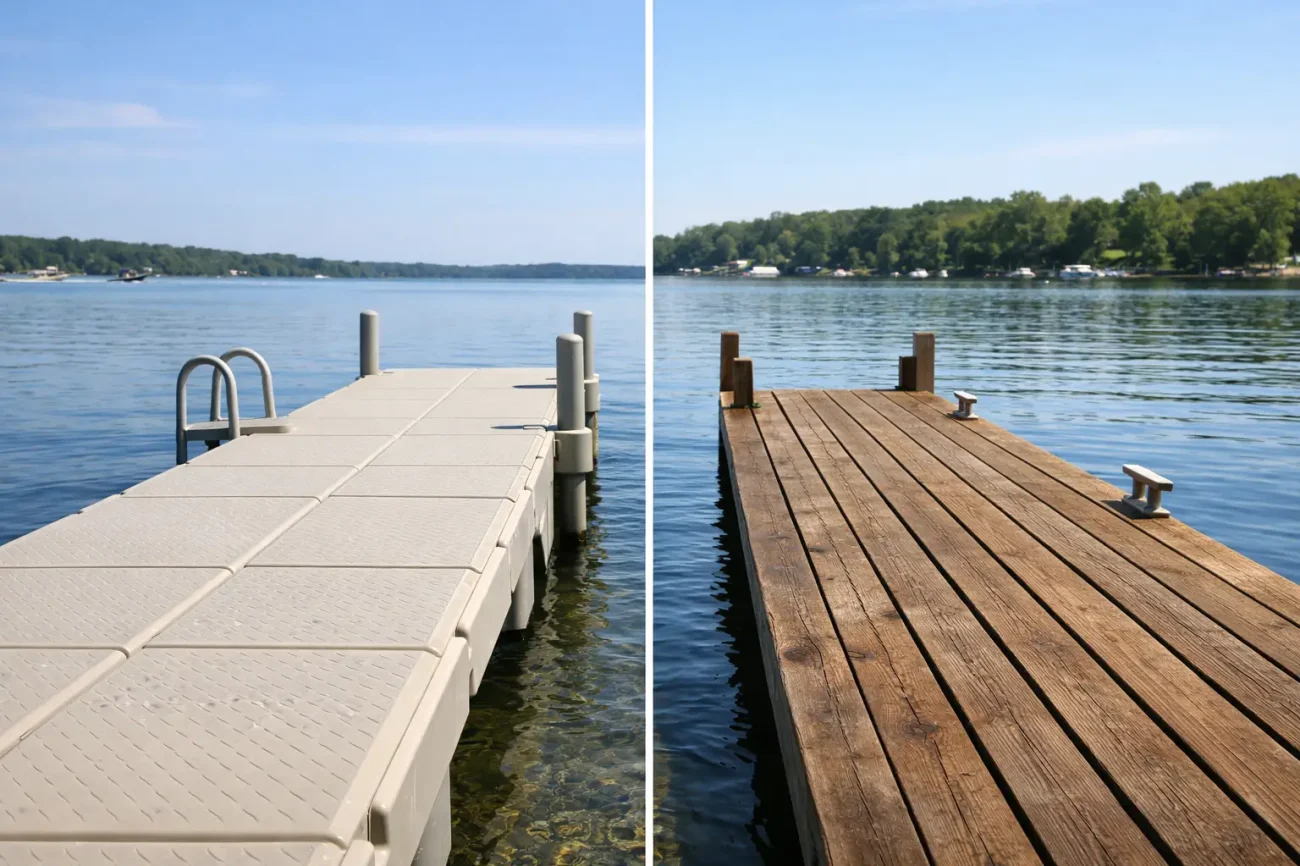 Polyethylene Docks Versus Wood Docks Compared