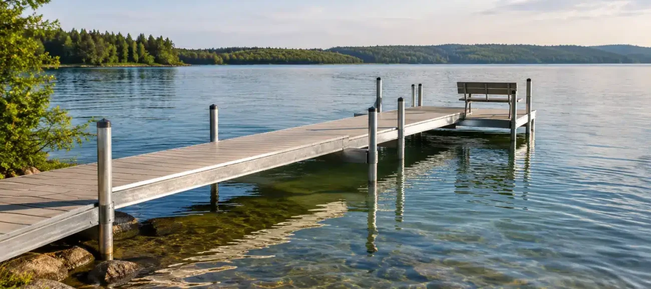 Best Docks for Shallow Lakes That Are Built to Last
