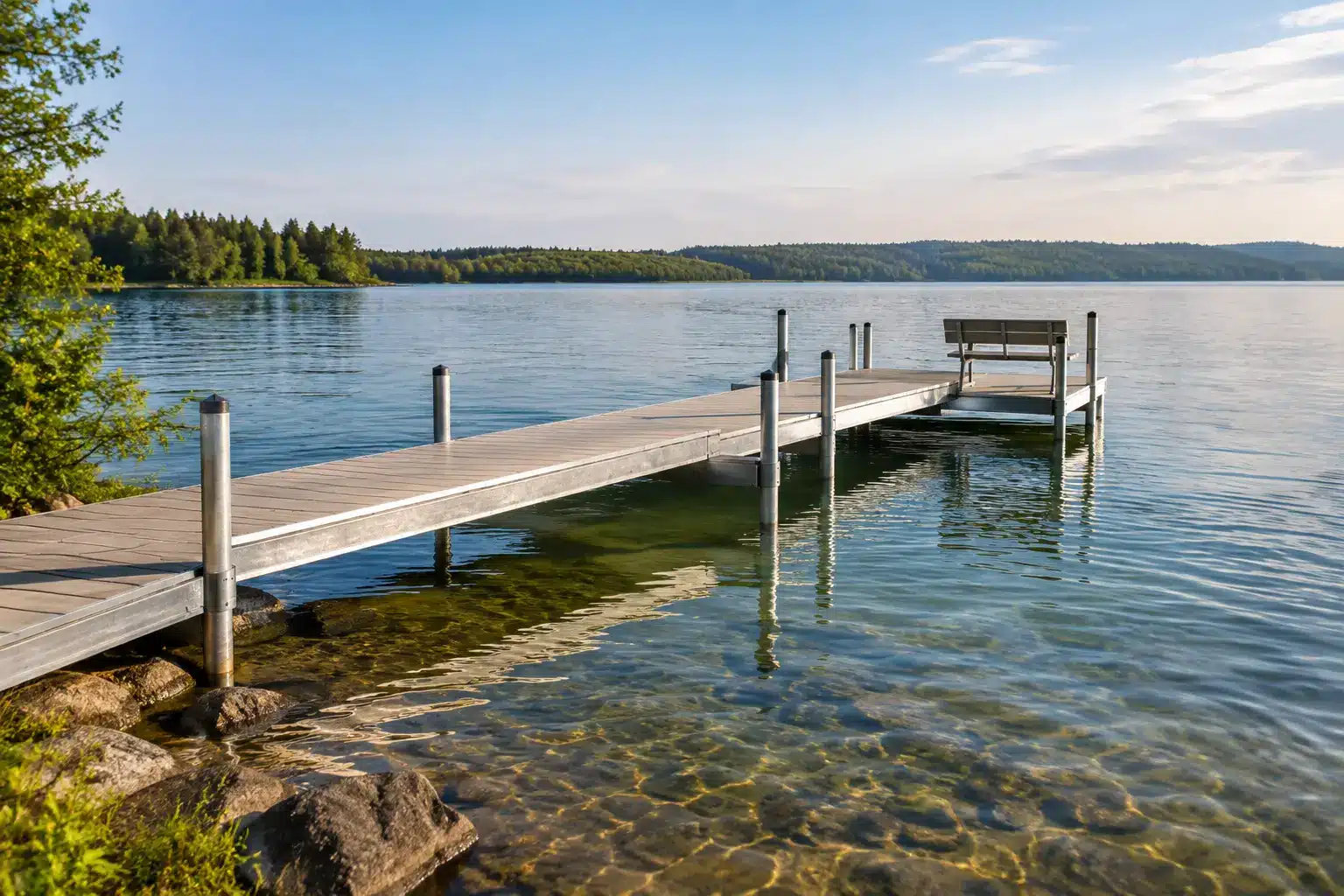 Best Docks for Shallow Lakes That Are Built to Last
