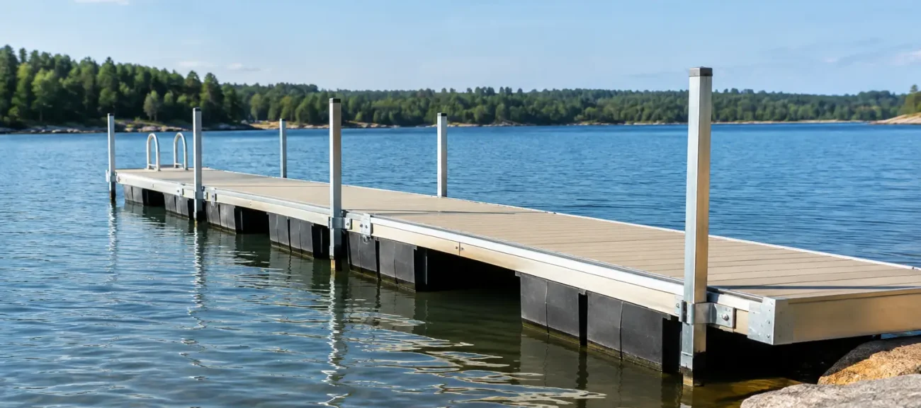 How to Stabilize a Floating Pier on Changing Water