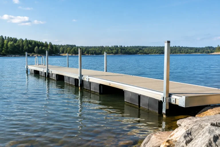 How to Stabilize a Floating Pier on Changing Water