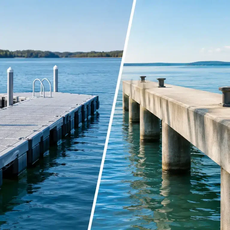 Modular Docks Versus Concrete Piers Compared