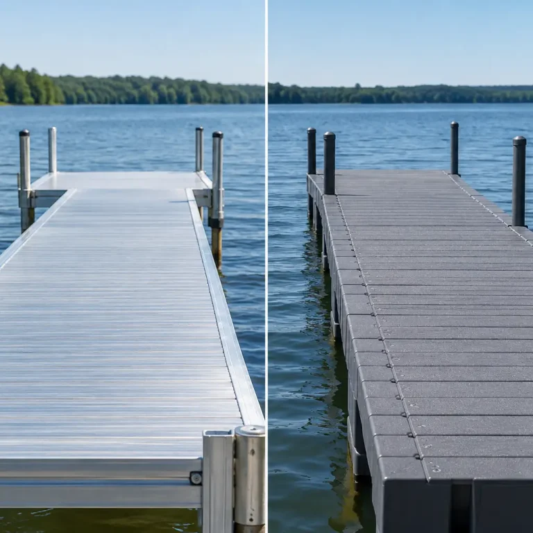 Aluminum Dock Versus Plastic Dock Compared