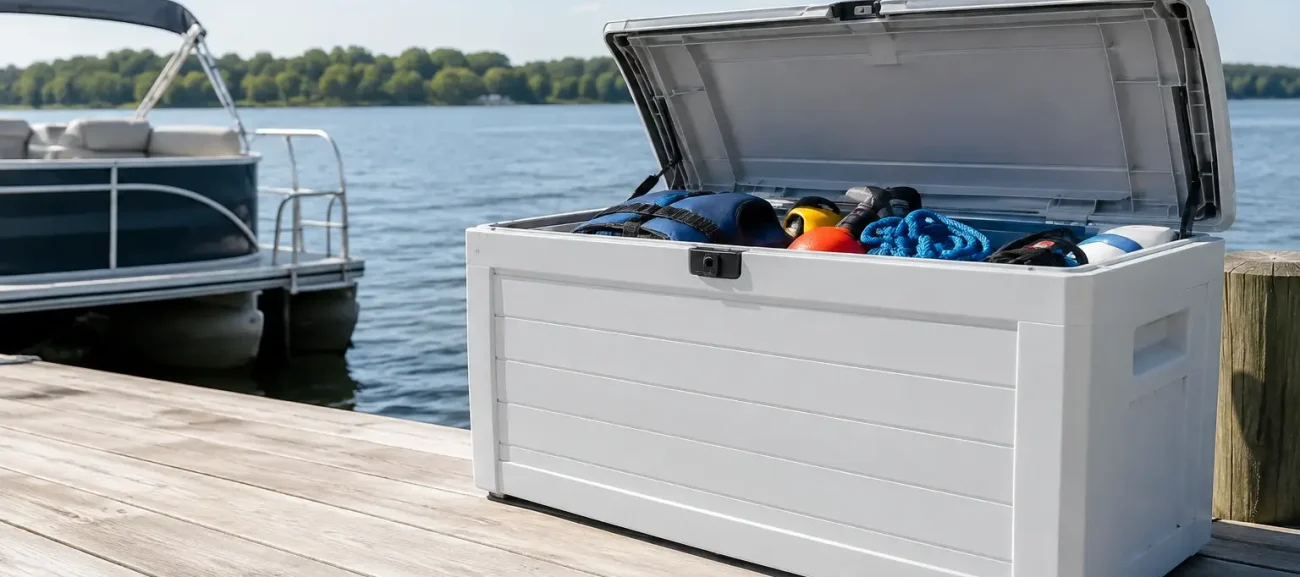 Boat Dock Box Storage That Works at the Water
