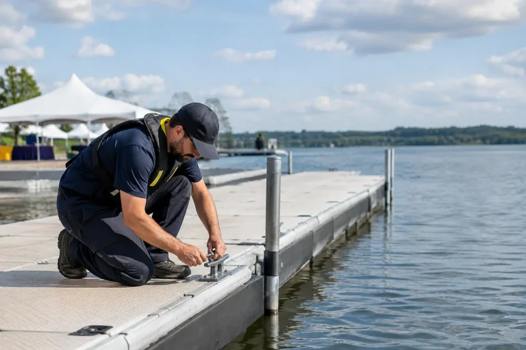 How to Secure Temporary Docks Safely at Events