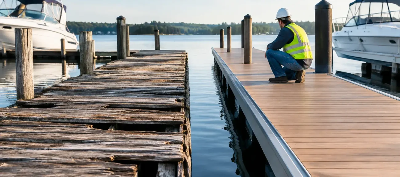 When to Replace Aging Marina Docks Safely